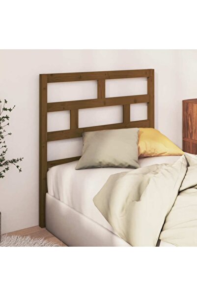 Concept Κομοδίνο, μελί καφέ, 81x4x100 εκ., μασίφ ξύλο πεύκου