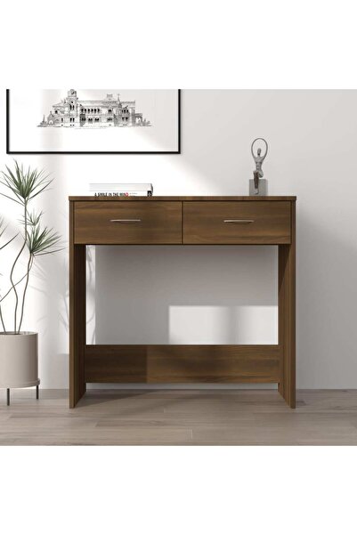 Concept Γραφείο, καφέ δρυς, 80x40x75 εκ., επεξεργασμένο ξύλο