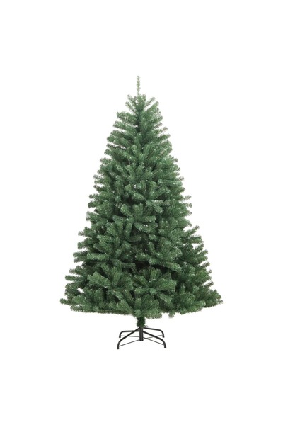 Concept Brad de Crăciun artificial cu suport și balamale, verde, 240 cm