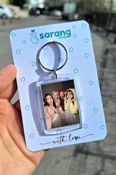 SARANG Διαφανές Πλαίσιο Μπρελόκ - Χαριτωμένη Ομάδα Blackpink