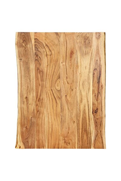 Concept Επιφάνεια τραπεζιού, 80x(50-60)x2,5 cm, μασίφ ξύλο ακακίας