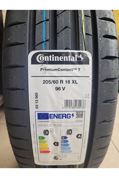 Continental 205/60R16 Premium Contact7 96V XL Set Olarak (4 Adet ) Ekstra Yük...