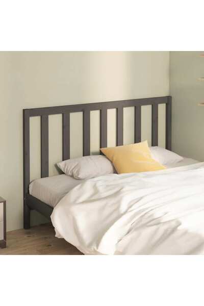 Concept Κομοδίνο, γκρι, 166x4x100 cm, μασίφ ξύλο πεύκου