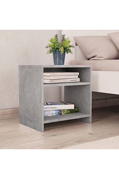 Concept Noptieră, gri beton, 40 x 30 x 40 cm, PAL