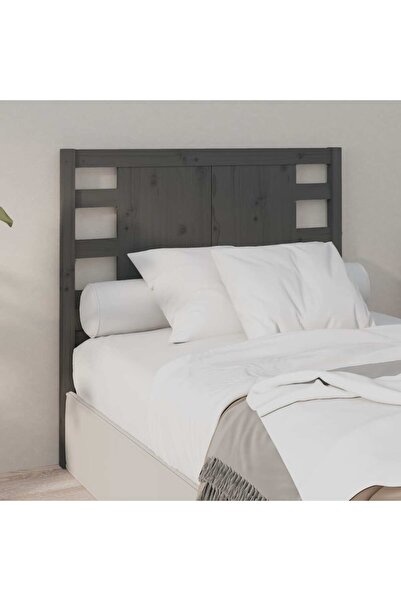 Concept Κομοδίνο, γκρι, 81x4x100 cm, μασίφ ξύλο πεύκου