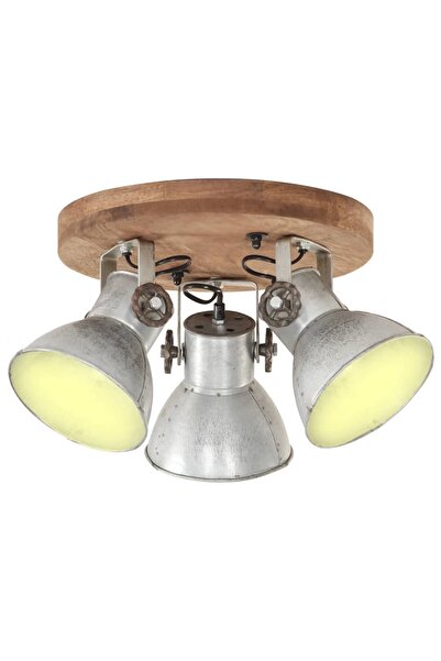 Concept Βιομηχανικό φωτιστικό οροφής, ασημί, 25 W, 42 x 27 cm, E27