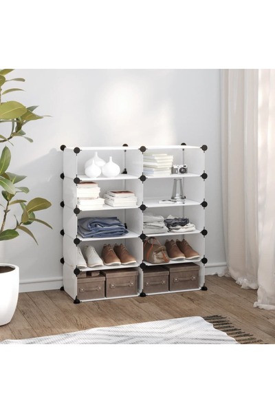 Concept Ράφι παπουτσιών, Διαφανές, 84x32x88,5 εκ., PP