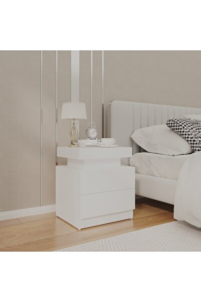 Concept Noptieră, alb, 45x35x52 cm, PAL