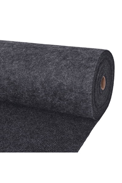 Concept Ριγέ Χαλί έκθεσης, ανθρακί, 1,2x20 μ.