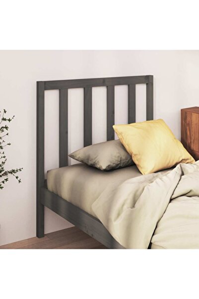 Concept Κομοδίνο, γκρι, 81x4x100 cm, μασίφ ξύλο πεύκου