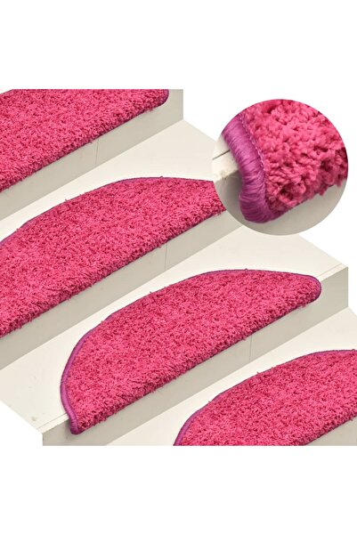 Concept Πατάκια σκαλοπατιών, 15 τεμ., ροζ, 65 x 21 x 4 cm