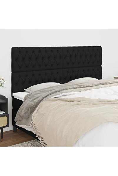 Concept Tăblii de pat, 4 buc, negru, 100x7x78/88 cm, textil