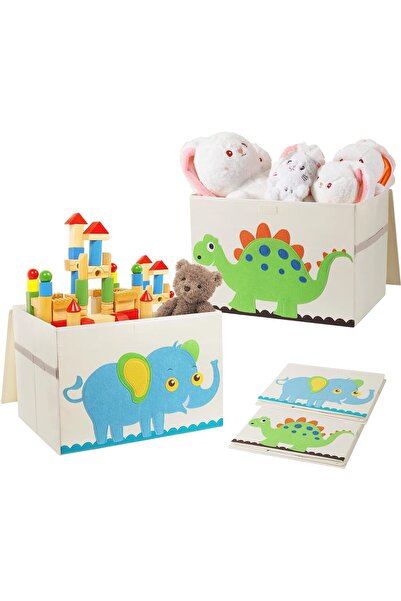 Arabest Collapsible Toy Chest with Flip Lid and Handles,Large Capacity Toy Bo...