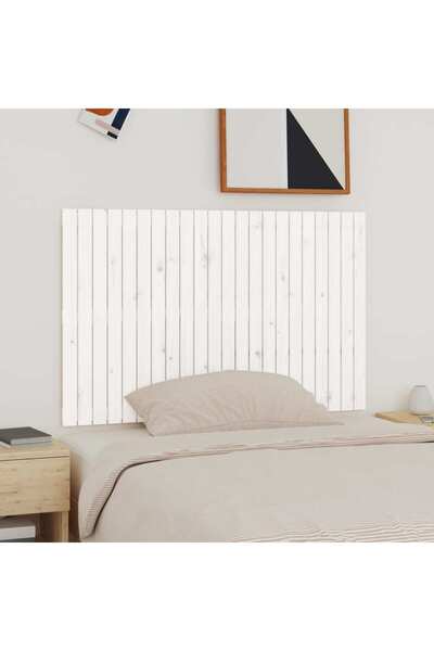 Concept Κεφαλάρι τοίχου, λευκό, 140x3x90 cm, μασίφ ξύλο πεύκου