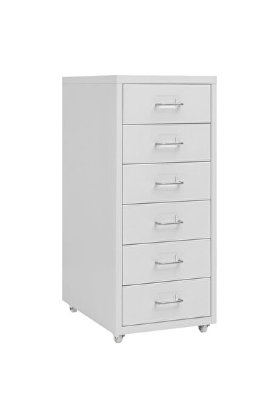 Concept Fișet mobil, gri, 28x41x69 cm, metal