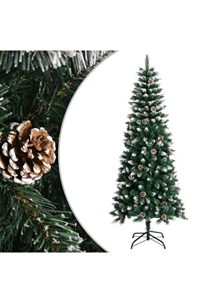 Concept Brad de Crăciun artificial cu suport, verde, 180 cm, PVC