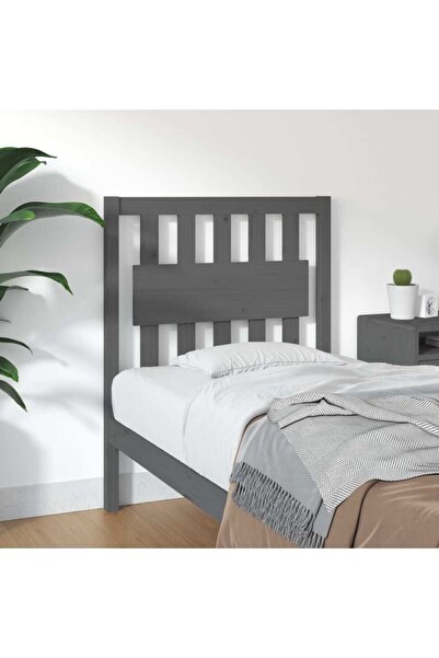 Concept Tăblie de pat, gri, 80,5x4x100 cm, lemn masiv de pin