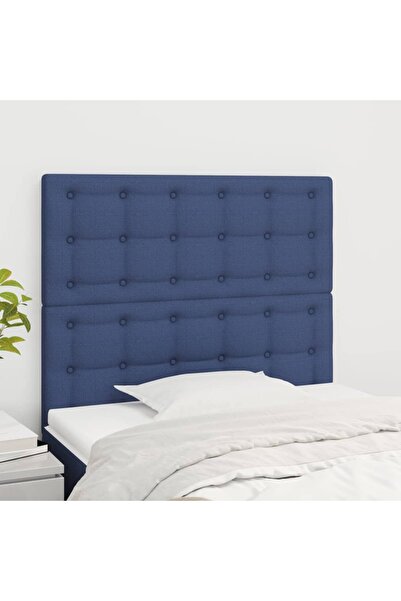 Concept Κομοδίνα, 2 τεμ., μπλε, 80x5x78/88 cm, ύφασμα