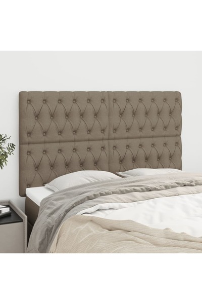 Concept Κομοδίνα, 4 τεμάχια, γκρι-μπεζ, 72x7x78/88 cm, ύφασμα