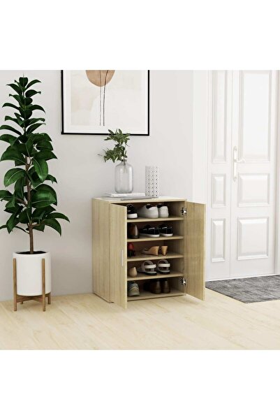 Concept Ράφι παπουτσιών, δρυς sonoma, 60x35x70 cm, μοριοσανίδα