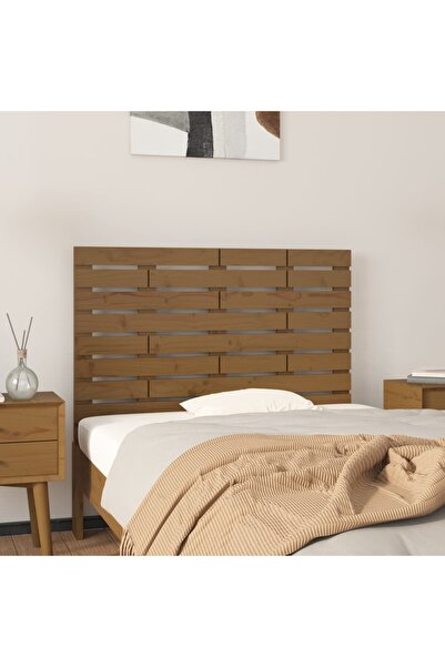 Concept Κεφαλάρι τοίχου, μελί καφέ, 81x3x63 cm, ξύλο πεύκου