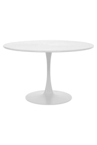 Maison Mex Masa rotunda gradina/terasa PLEZURO H.73.5 D.120 alb