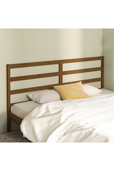 Concept Κομοδίνο, μελί καφέ, 206x4x100 εκ., μασίφ ξύλο πεύκου