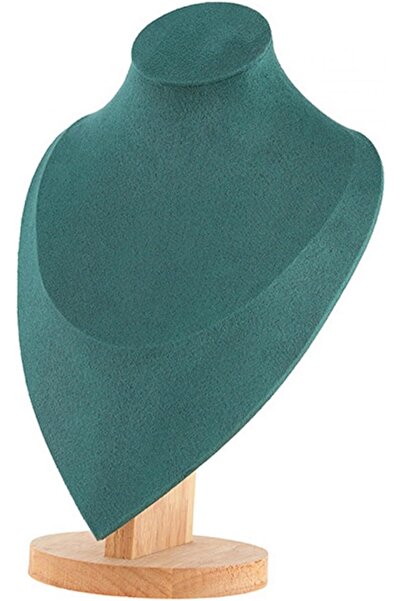 Arabest Necklace Display Stand ,Scratchproof Model Solid Wood Chain Bust Stan...