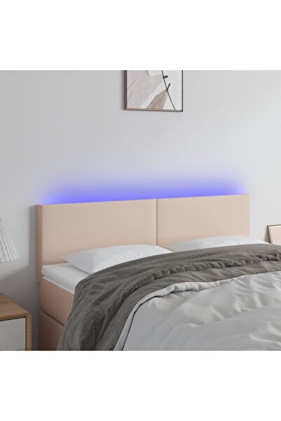 Concept Κεφαλάρι LED cappuccino 144x5x78/88 cm οικολογικό Δερμάτινο