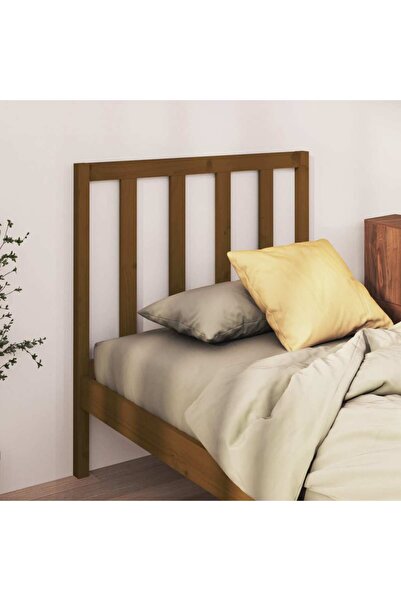 Concept Κομοδίνο, μελί καφέ, 81x4x100 εκ., μασίφ ξύλο πεύκου