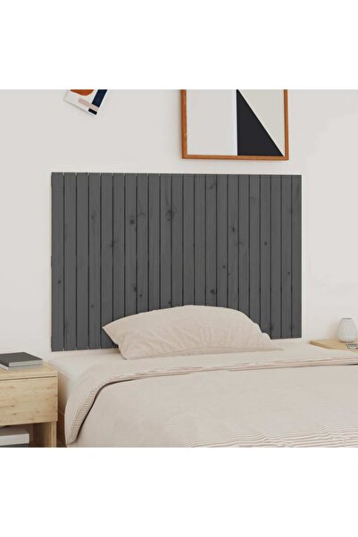 Concept Κεφαλάρι τοίχου, γκρι, 140x3x90 cm, μασίφ ξύλο πεύκου