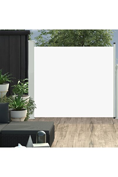 Concept Copertină laterală retractabilă de terasă, crem, 100 x 300 cm