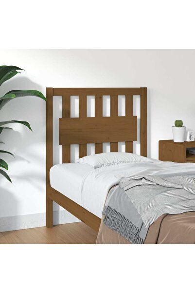 Concept Κομοδίνο, μελί καφέ, 80,5x4x100 εκ., μασίφ ξύλο πεύκου