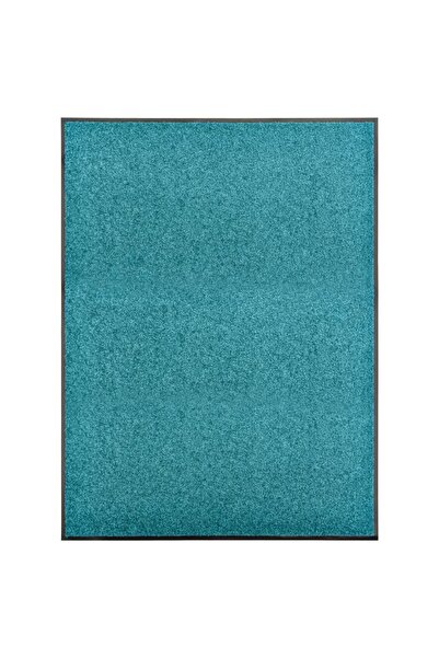 Concept Πλενόμενο χαλάκι πόρτας κυανό 90x120 εκ.