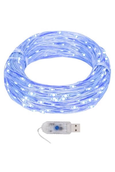Concept Εγκατάσταση φωτισμού 400 micro LED μπλε 8 λειτουργίες 40 μ.