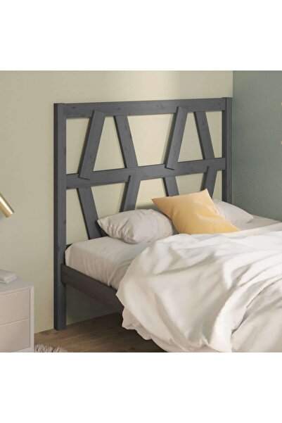 Concept Tăblie de pat, gri, 106x4x100 cm, lemn masiv de pin