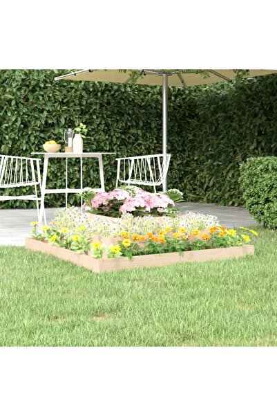 Concept Γλάστρα, 110x110x27 cm, από μασίφ ξύλο πεύκου