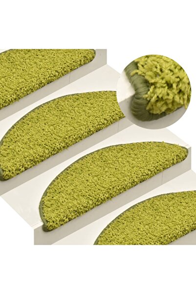 Concept Πατάκια σκαλοπατιών, 15 τεμ., πράσινο, 65 x 21 x 4 cm