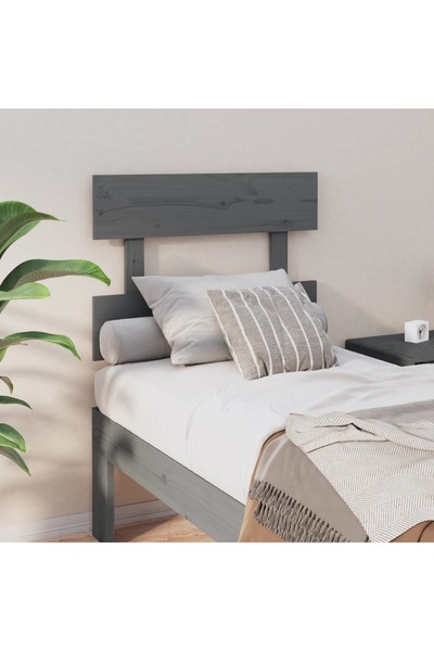 Concept Κομοδίνο, γκρι, 93,5x3x81 cm, μασίφ ξύλο πεύκου