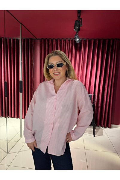 Serpirella Butik Striped Voile Shirt