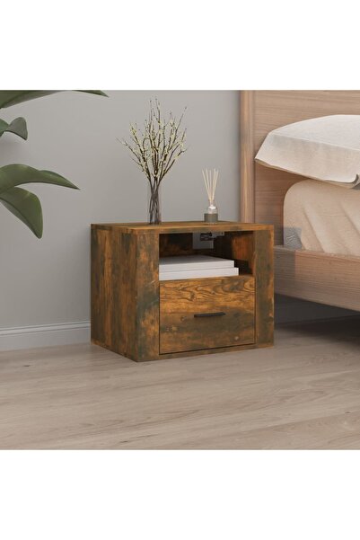 Concept Noptieră de perete, stejar fumuriu, 50x36x40 cm