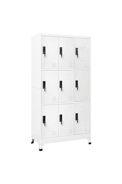 Concept Ντουλάπι αρχείων, λευκό, 90x45x180 cm, ατσάλι