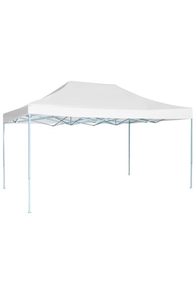 Concept Cort de petrecere pliabil profesional, alb, 3 x 4 m, oțel