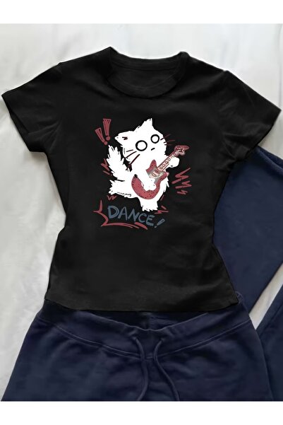 Touz Ζώνη Χορός Αγοριού Γάτας Κοντό Μπλούζα