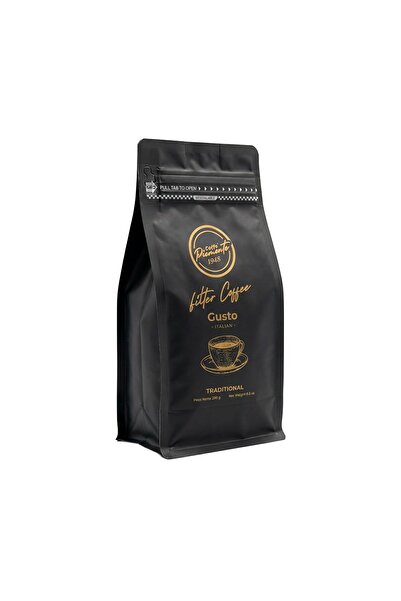 Caffe Piemonte قهوة غوستو الإيطالية المحمصة الداكنة (دَارْك رُوست) المفلترة 2...