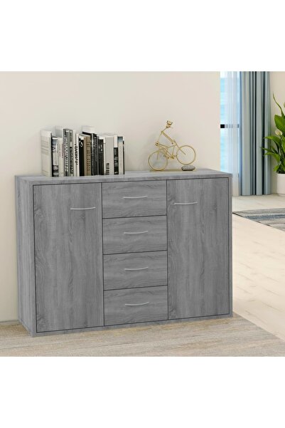 Concept Servantă, sonoma gri, 88x30x65 cm, lemn compozit