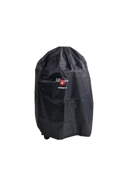 Outdoor Κάλυμμα για Κεραμική Ψησταριά Kamado, Διάμετρος 33 εκ., Μαύρο
