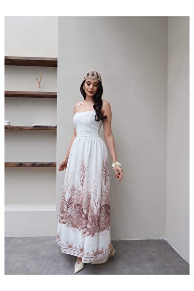 ESRAHELVACI Thin Strap Patterned Dress