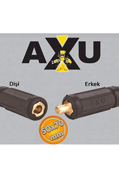 Axu Kaynak AXU5070 KBE 50x70 mm Kaynak Makinesi Kablo Bağlantı Elemanı Dişi E...