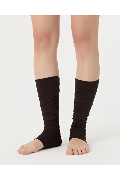 Ayma Active Brown Ruched Leggings